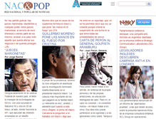 Tablet Screenshot of nacionalypopular.com